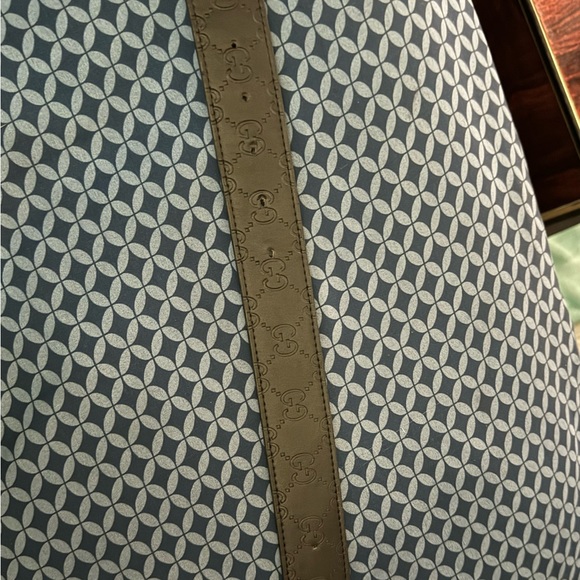 Gucci Black Double G Leather Belt - Picture 2 of 4